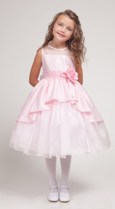 pink-flower-girl-dress