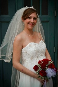 Custom Chapel Length Veil w/ Delicate Lace Edging 