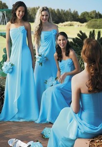 Blue-Bridesmaid-Dresses